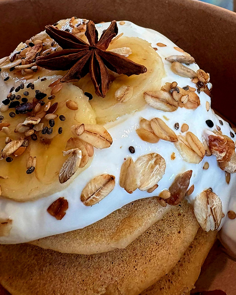 Pancake senza glutine vegano